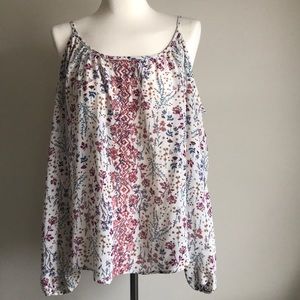 Cold Shoulder Long Sleeve Top